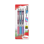 Pentel EnerGel Deluxe RTX Retractable Liquid Gel Pens, Medium Line, Metal Tip, Assorted Ink