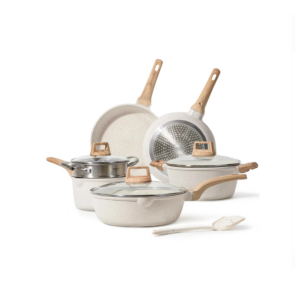 10 Or 11 Piece Carote Pots and Pans Nonstick Cookware Set (2 Colors)