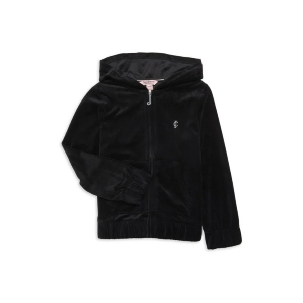 Juicy Couture Girl’s Velour Logo Hooded Jacket