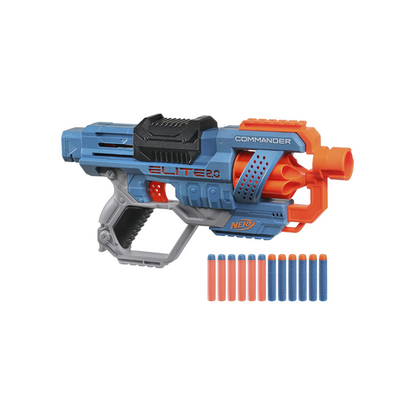 Nerf Elite 2.0 Commander RD-6 Dart Blaster w/ 12 Elite Darts