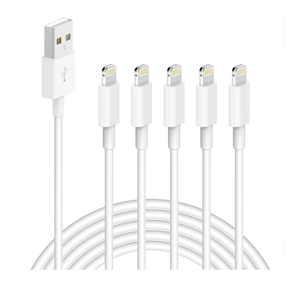 5Pack Fast Charging Lightning Cables