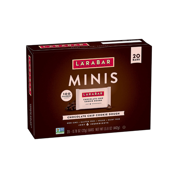 20 Mini Larabar Chocolate Chip Cookie Gluten Free Bars