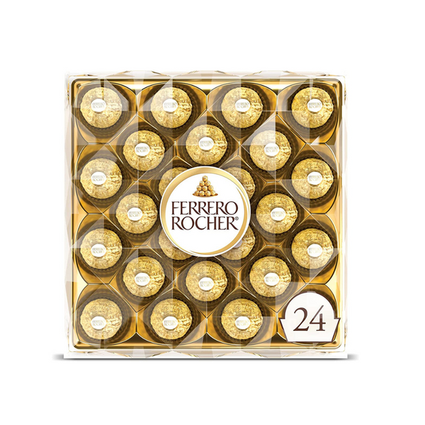 24 chocolates con leche gourmet premium Ferrero Rocher