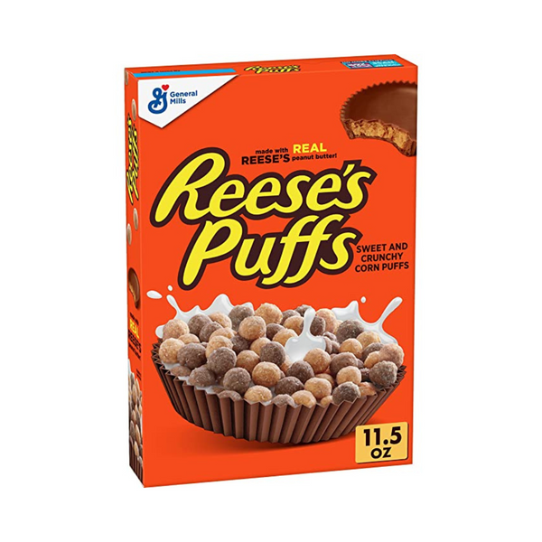 Cereal de mantequilla de maní con chocolate Reese's Puffs