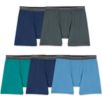 5 Fruit of the Loom Men's 360 Stretch Boxer Briefs