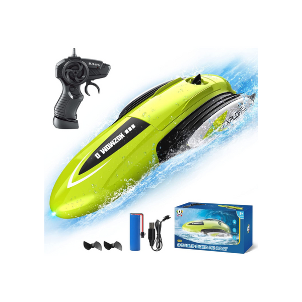 Barco de control remoto con luz LED