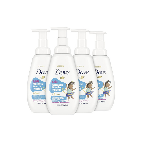 Pack of 4 Dove Foaming Body Wash For Kids