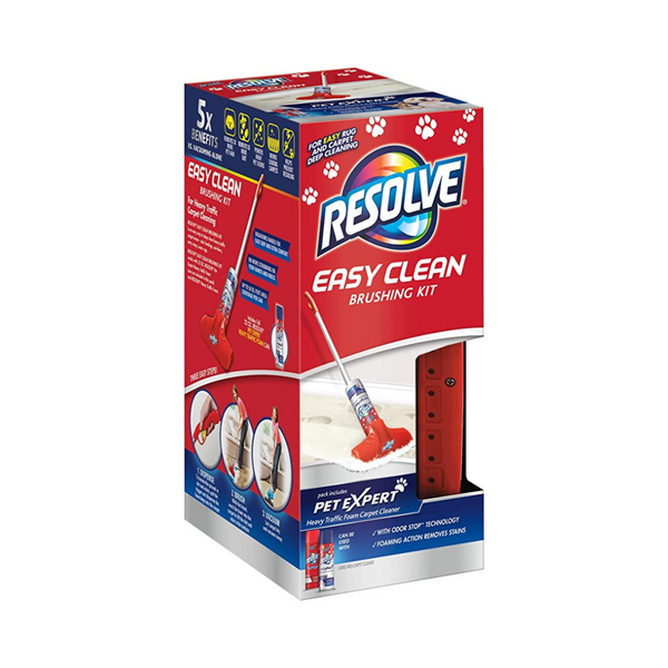 Kit de cepillado en aerosol con espuma para limpiador de alfombras Resolve Easy Clean