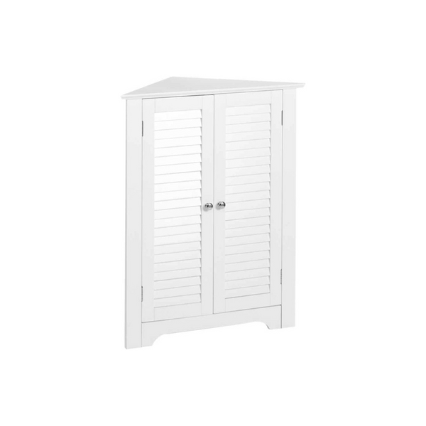 RiverRidge 3-Shelf Corner Cabinet, White