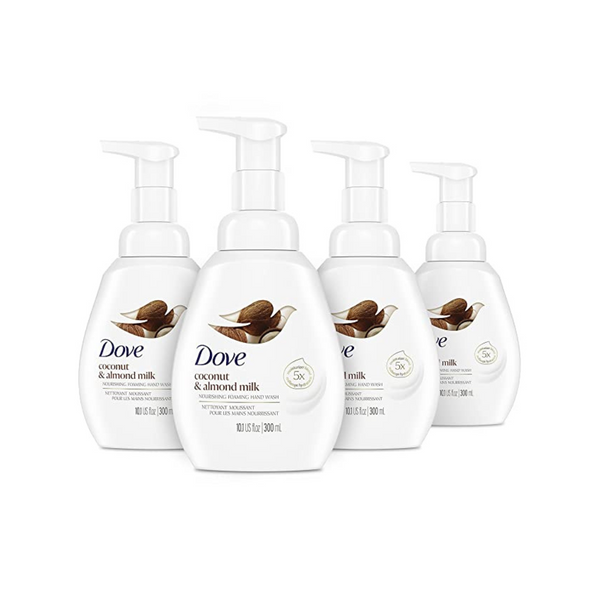 4 Bottles of Dove Nourishing Foaming Hand Wash