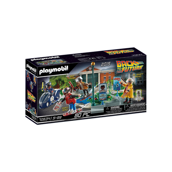 Playmobil Regreso al Futuro Parte II Persecución en Hoverboard