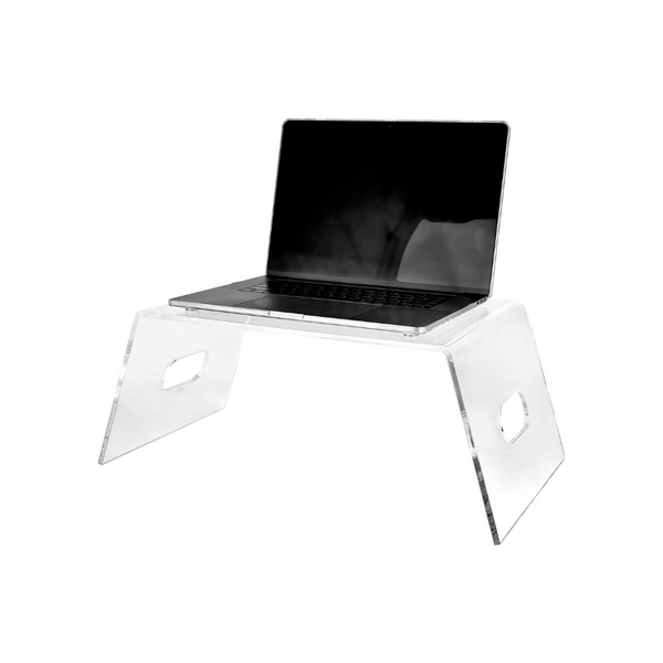 Adir Acrylic Monitor Stand – Clear Laptop Lift Holder