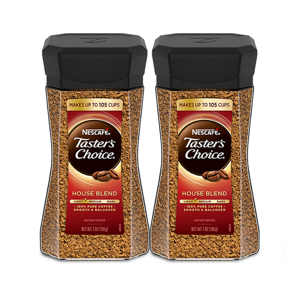Paquete de 2 café instantáneo Nescafé Taster's Choice House Blend
