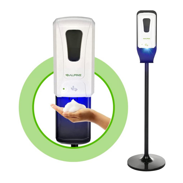 Automatic Touch-Free Soap-Hand Sanitizer Dispenser with Floor Stand
