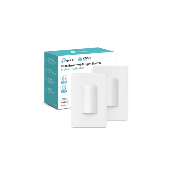 Kasa Smart Motion Sensor Switch, Single Pole, Needs Neutral Wire, 2.4GHz Wi-Fi Light Switch