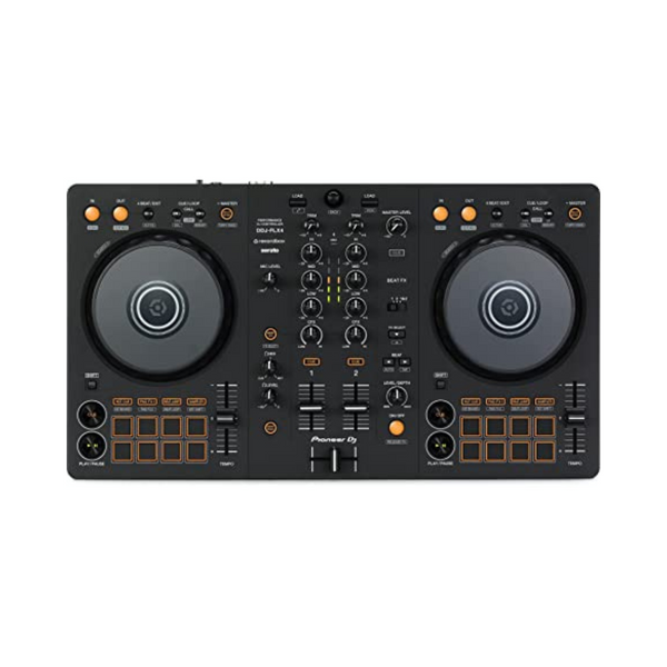 Pioneer DJ DDJ-FLX4 Controlador Rekordbox de 2 decks y Serato DJ