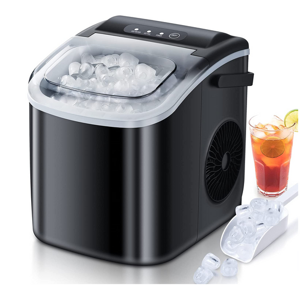 Portable Ice Maker Machine with Self-Cleaning