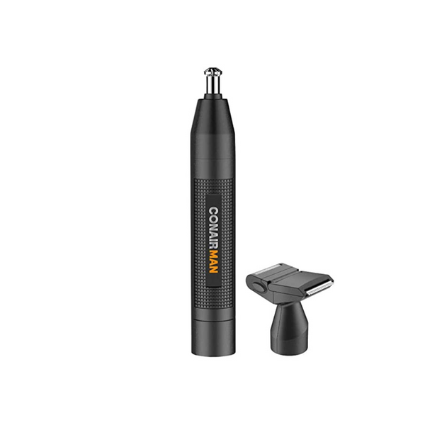 ConairMan Recortador de pelo para orejas y nariz para hombres, recortador inalámbrico con batería
