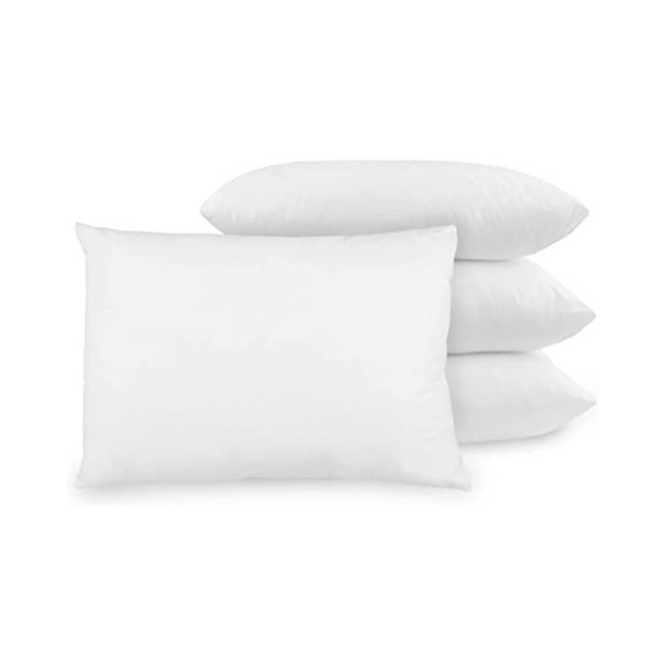 BioPEDIC Pack of 4 Bed Pillows with Built-In Ultra-Fresh Anti-Odor Technology, Standard Size