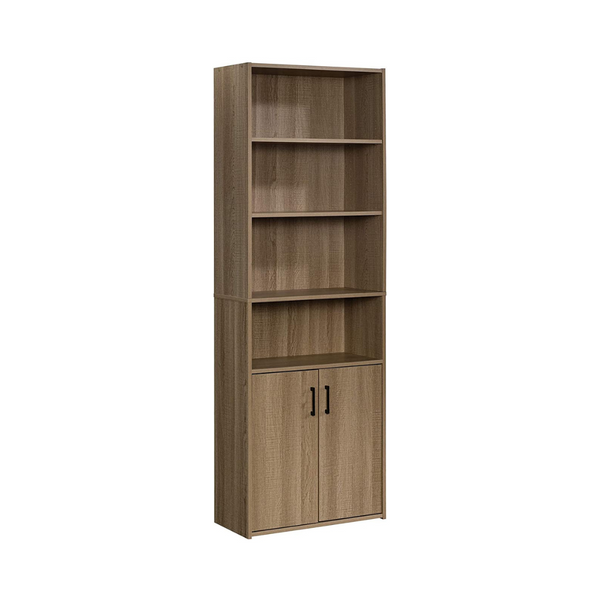 Librería con puertas Sauder Beginnings, acabado en roble veraniego