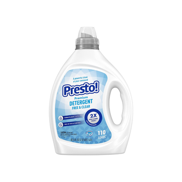 Detergente líquido concentrado para ropa Presto