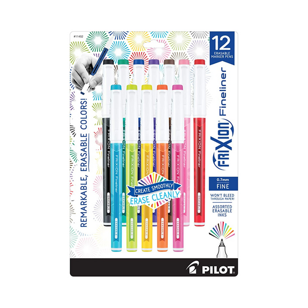 PILOT Pen 11452 FriXion Fineliner Erasable Marker Pens