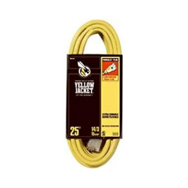 Yellow Jacket Extension Cord 25 Foot