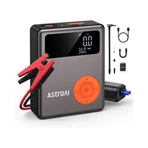 AstroAI 1750A 12V Jump Starter with 150PSI Digital Tire Inflator