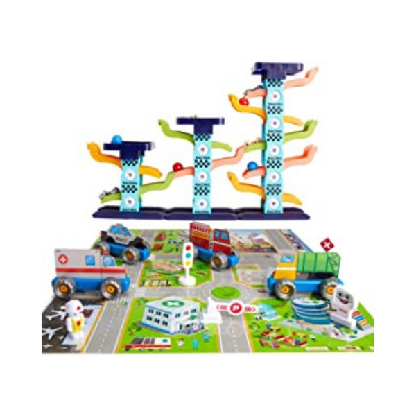 Maiwaput Toddler Toys Car Ramp Racer