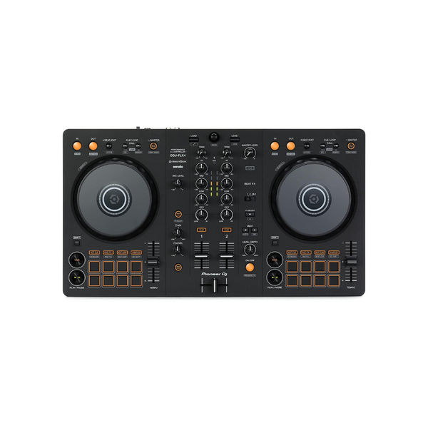 Pioneer DJ DDJ-FLX4 Controlador Rekordbox y Serato DJ de 2 decks - Grafito