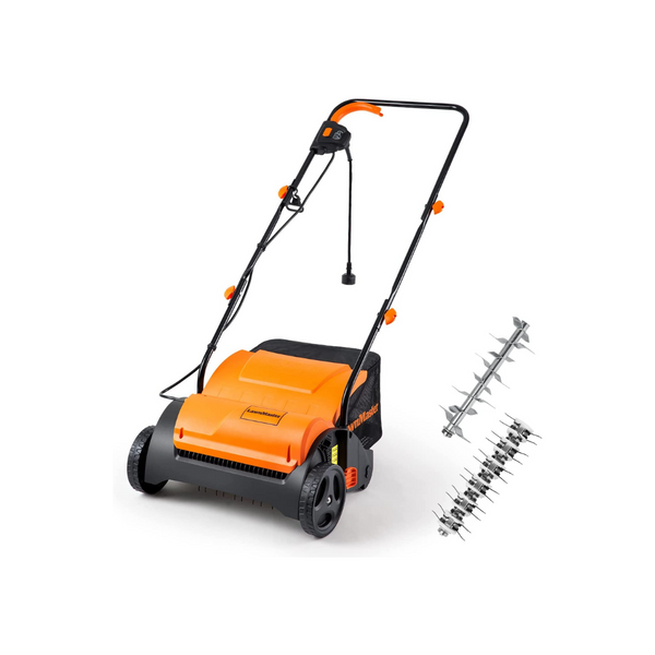 LawnMaster GV1212B Escarificador y escarificador de 13 pulgadas, 12 amperios