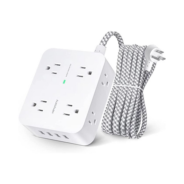Hanycony 8 Widely Outlets with 4 USB Charging Ports