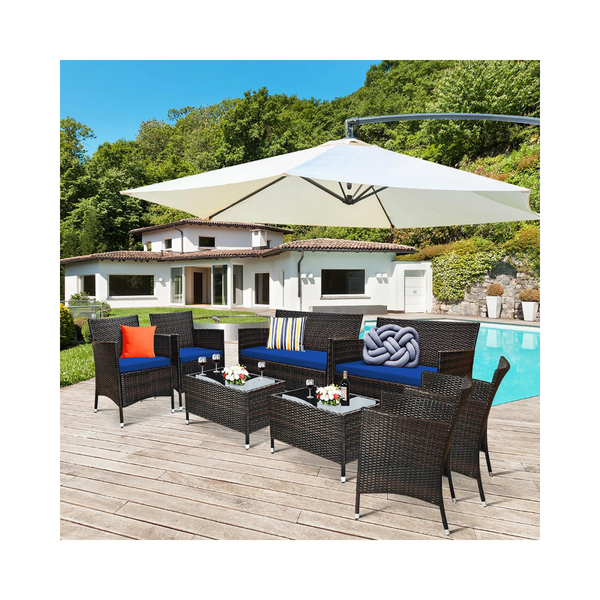 8 Piece Of Costway Outdoor Furniture Set