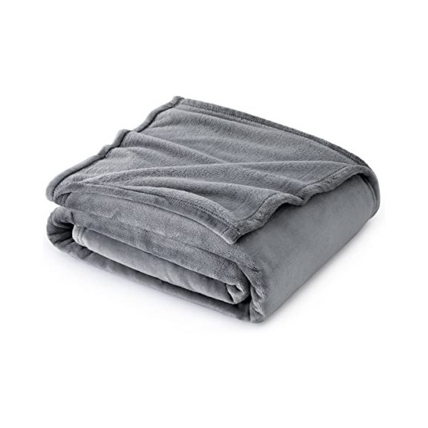 Manta polar Bedsure para sofá gris