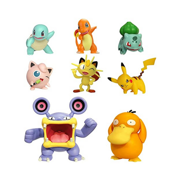 8-Pack Pokemon Battle Figure Set