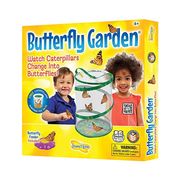 Insect Lore Butterfly Growing Habitat & Kit with Voucher to Redeem 5 Caterpillars
