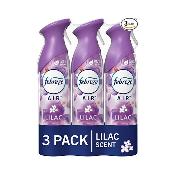 Pack Of 3 Febreze Air Effects Odor-Fighting Air Freshener Lilac