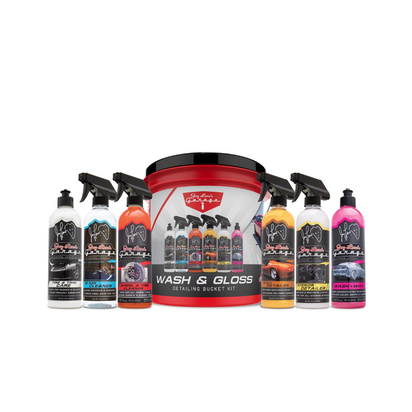8-Piece Jay Leno's Garage Wash & Gloss Detailing Bucket Kit