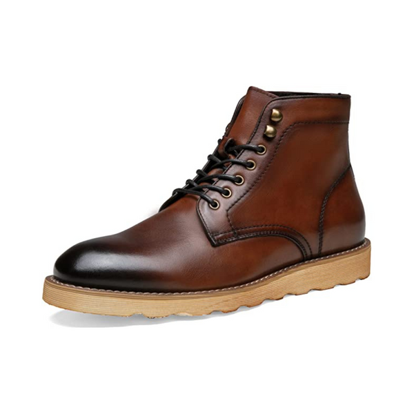 Select Jousen Botas de vestir informales estilo desierto con cordones Chukka para hombre