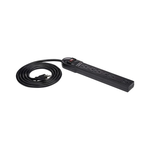 AmazonBasics 6-Outlet Power Strip, 6-Foot Long Cord, 790 Joule Surge Protection