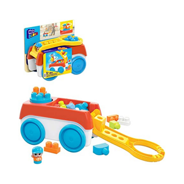 MEGA BLOKS Carro giratorio de bloques Fisher Price