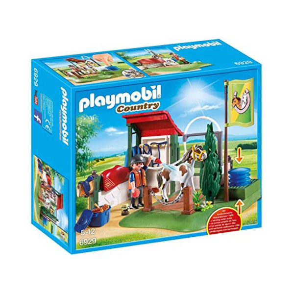 Playmobil Set de construcción de estación de cuidado de caballos