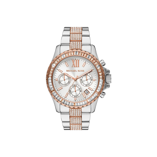 Michael Kors Women’s Everest Quartz Watch With Stainless Steel Strap