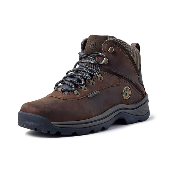 Timberland Bota media caña impermeable blanca Ledge para hombre