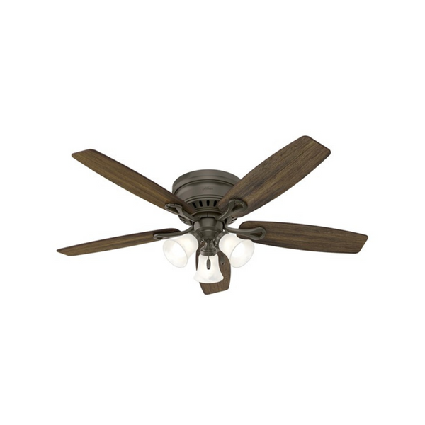 Hunter 52" Bronze Ceiling Fan with Light Kit