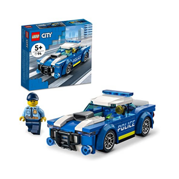 Set de juguetes de construcción LEGO City Coche de policía 60312 de 94 piezas