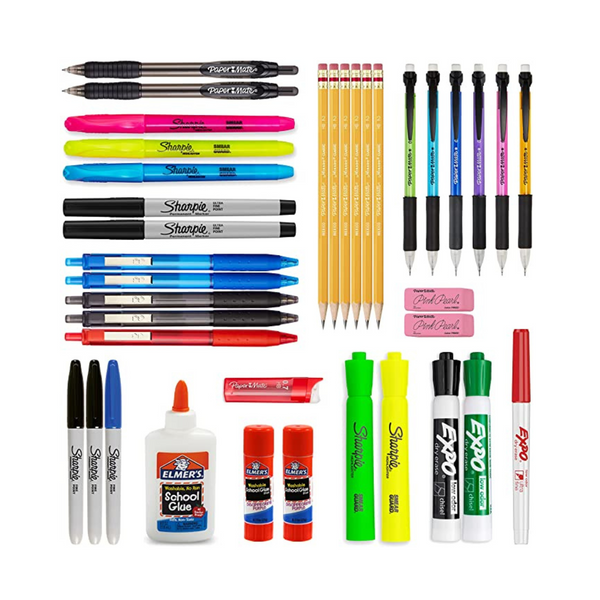 38-Piece School Supplies Variety Pack