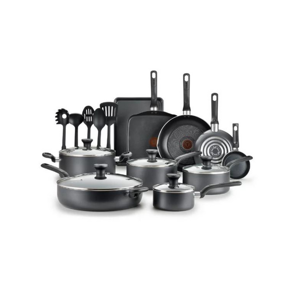 T-fal Easy Care Nonstick Cookware, 20 Piece Set