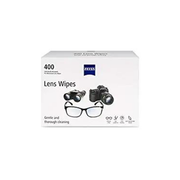 400-Count ZEISS Pre-Moistened Lens Cleaning Wipes,