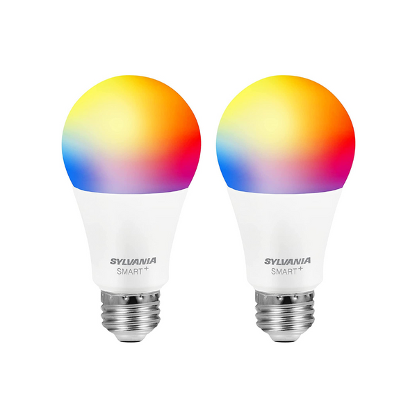 Paquete de 2 bombillas inteligentes LED de malla Bluetooth Sylvania